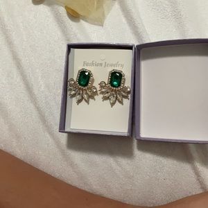 Green Earrings